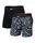 SAXX Boxershorts Vibe Xtra Soft Comfort Boxer Brief Fly schwarz/weiss Herren - 2 Stück